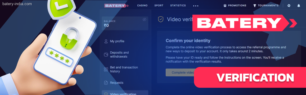 This allows Batery India to verify the integrity of the personal data