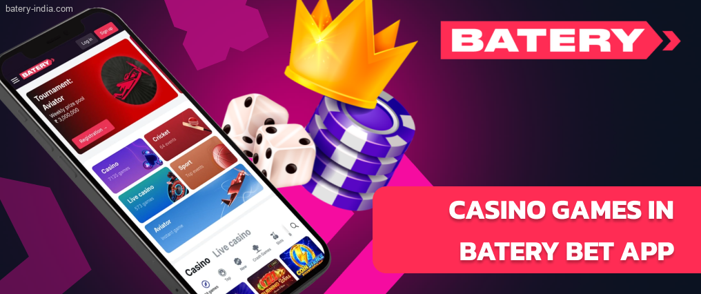Casino Games in Batery Bet App 13,931+ games spread across the core 5 categories