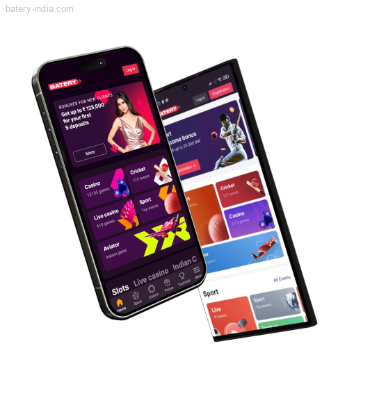 Batery Bet access the mobile betting interface