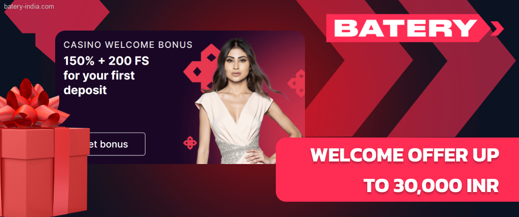 Batery Bet Casino Welcome Offer
