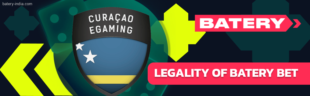 Batery Bet has been granted official permission to operate legally by the Curacao
