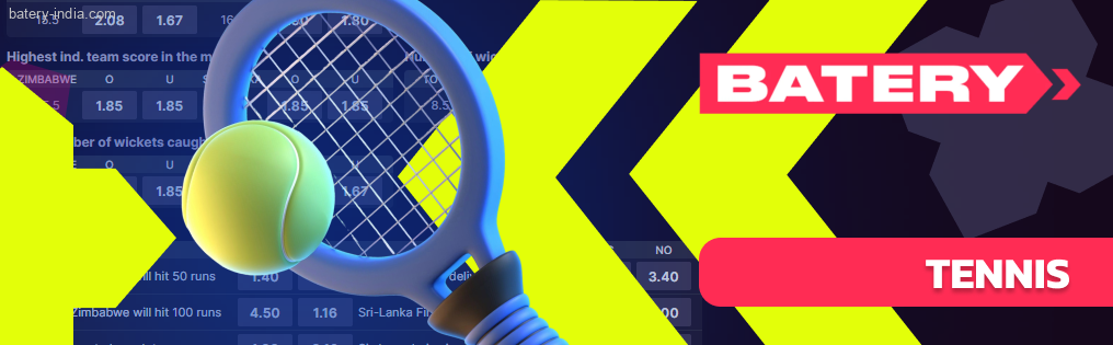 Batery Bet Grand Slams drive tennis betting with set/match handicaps and outrights