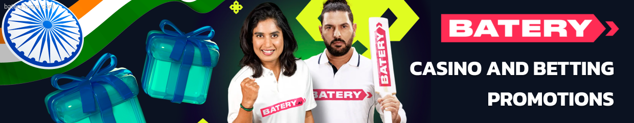 Batery Bet casino bonus offers and betting incentives are varied